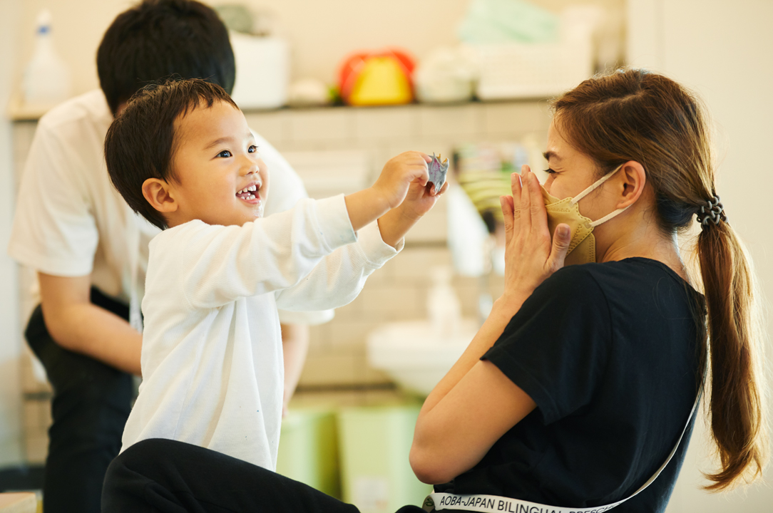 アクティビティをする子ども